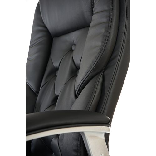 Fauteuil De Bureau Pro L42 Xxl, Charge 150kg, Similicuir ~ Noir
