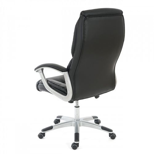 Fauteuil De Bureau Pro L42 Xxl, Charge 150kg, Similicuir ~ Noir