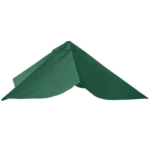 Toile De Rechange Pour Parasol Déporté Hwc, 3 X 4 M ~ Vert Foncé