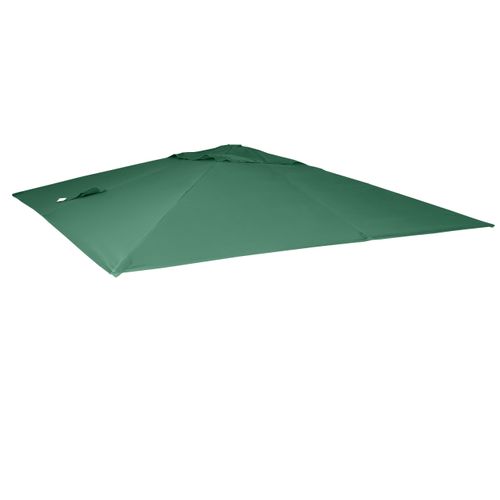 Toile De Rechange Pour Parasol Déporté Hwc, 3 X 4 M ~ Vert Foncé