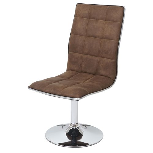 6x Chaise De Salle À Manger Hwc-c41, Fauteuil, Tissu ~ Vintage Marron