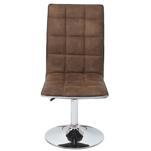 6x Chaise De Salle À Manger Hwc-c41, Fauteuil, Tissu ~ Vintage Marron