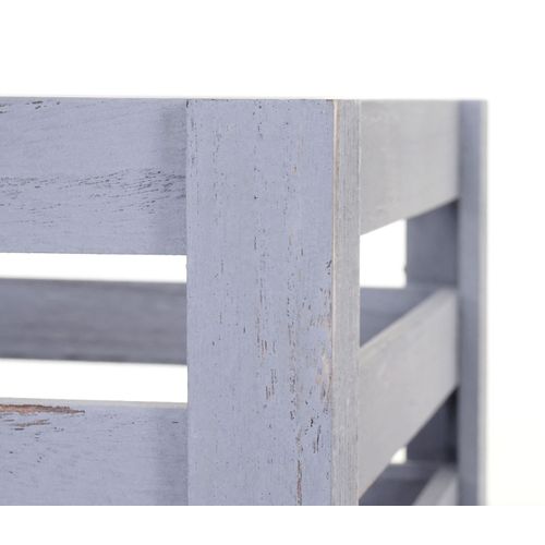 Set De 3 Boîtes En Bois Hwc-c56 ~ Gris Shabby