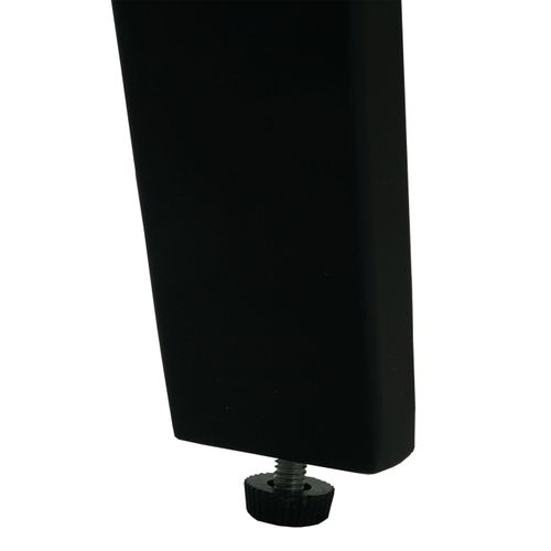 Table Console Hwc-l54 Métal 75x100x40cm Chêne Sauvage Foncé