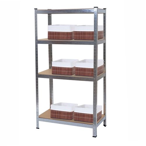 Étagère Pour Charges Lourdes Hwc-d67 160x80x40 cm Hwc-c21 Zingué