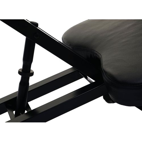Siège Assis à Genoux Hwc-e10, Tabouret, Chaise Bureau, Similicuir, Métal, Noir