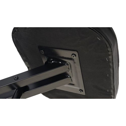 Siège Assis à Genoux Hwc-e10, Tabouret, Chaise Bureau, Similicuir, Métal, Noir