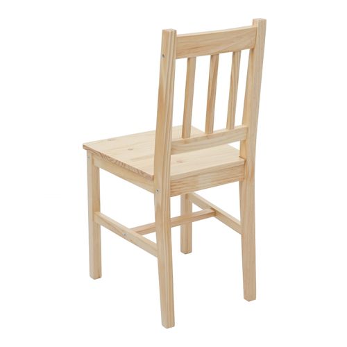 Ensemble De Salle à Manger Hwc-f77 Bois Massif 110 Cm Bois De Pin Finition Lasure