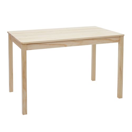 Ensemble De Salle à Manger Hwc-f77 Bois Massif 110 Cm Bois De Pin Finition Lasure