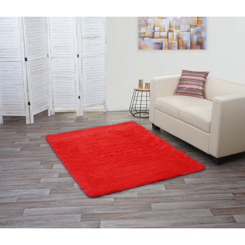 Tapis Hwc-f69 Shaggy 160x120cm Rouge