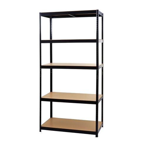 Etagère Robuste Hwc-e33 5 Étagères Noir 200x100x60cm