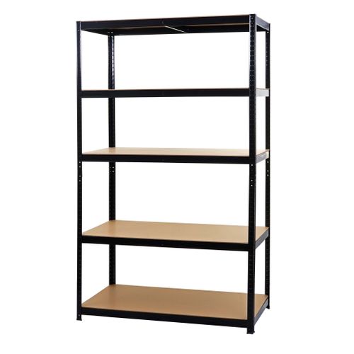 Etagère Robuste Hwc-e33 5 Étagères Noir 200x120x60cm