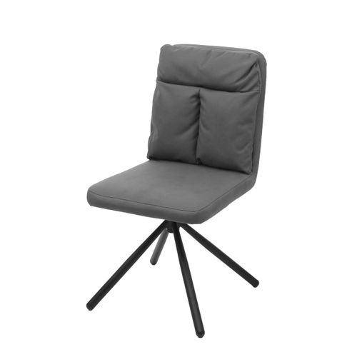 6x Chaise De Salle à Manger Hwc-g58 Tissu Gris