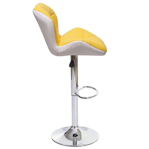 Tabouret De Bar Hwc-a92 Simlicuir Jaune