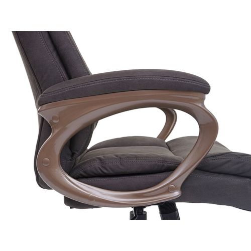 Chaise De Bureau Dallas Aspect Daim Gris Foncé