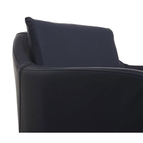 2x Chaise De Salle À Manger Hwc-h93 Similicuir Noir
