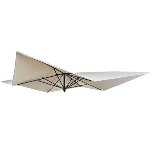 Toile Pour Parasol De Luxe Hwc-a37 3x3m (ø4.24m) Crème