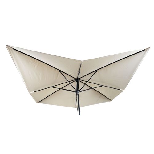Toile Pour Parasol De Luxe Hwc-a37 3x3m (ø4.24m) Crème