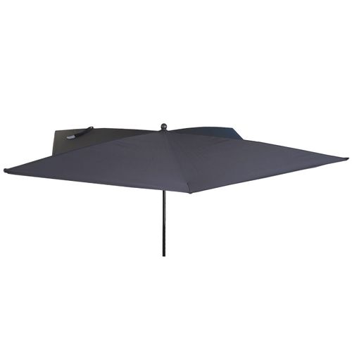 Toile Pour Parasol De Luxe Hwc-a37 3x3m (ø4.24m) ~ Anthracite