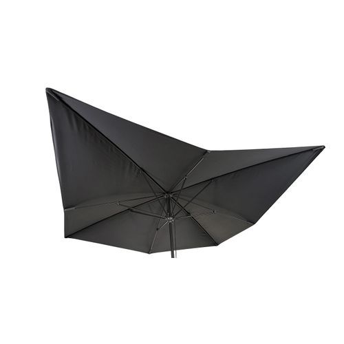 Toile Pour Parasol De Luxe Hwc-a37 3x3m (ø4.24m) ~ Anthracite