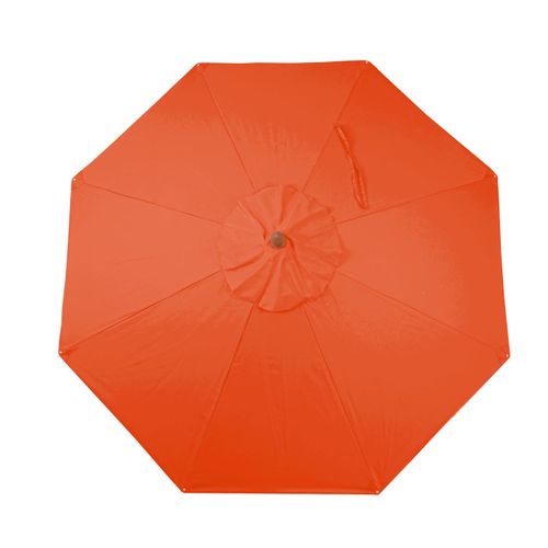 Toile Pour Parasol De Gastronomie En Bois Hwc-c57, Ø3m Polyester 3kg ~ Terre Cuite