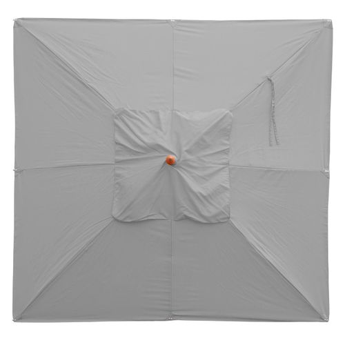 Toile Pour Parasol Hwc-c57,3x3m Polyester 3kg ~ Gris Clair