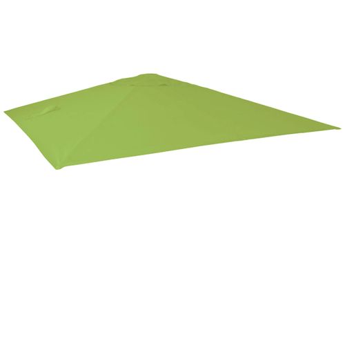 Toile Pour Parasol De Luxe Hwc-a96, 3,5x3,5m (ø4,95m) 4kg ~ Vert Clair