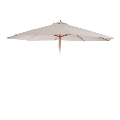 Toile De Rechange Pour Parasol Florida 3,5m Polyester 8 Baleines Crème-blanc