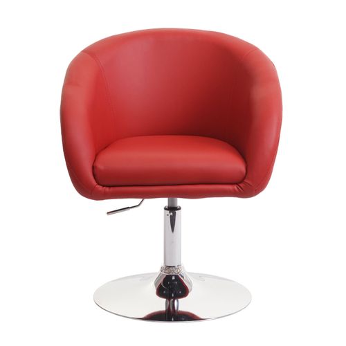 Lot De 6 Chaises De Salle à Manger Hwc-f19 Similicuir Rouge