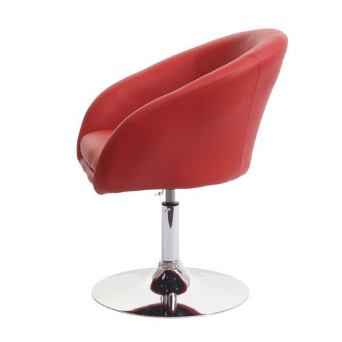 Lot De 6 Chaises De Salle à Manger Hwc-f19 Similicuir Rouge
