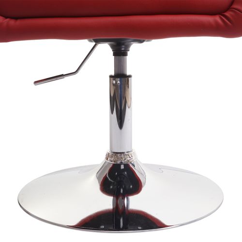 Lot De 6 Chaises De Salle à Manger Hwc-f19 Similicuir Rouge