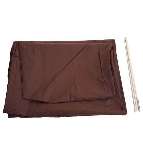 Protection Hwc Pour Parasol Jusqu'à 4,3 M (3x3 M) Marron