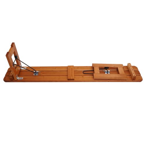 2x Banc Hwc-j61 Pliable Bois Laqué 180 cm