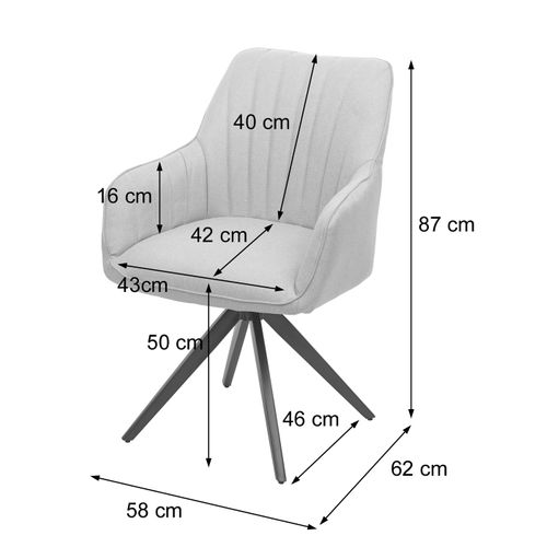 Lot De 6 Chaises De Salle à Manger Hwc-h7 Tissu/textile Rose