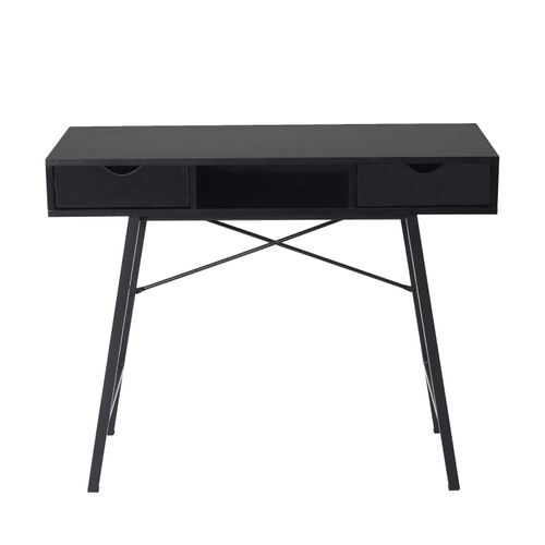 Table Console Hwc-e92 Structure 3d 100x40 cm Noir