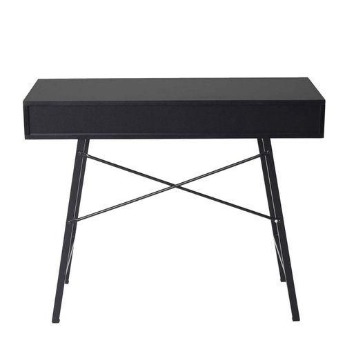 Table Console Hwc-e92 Structure 3d 100x40 cm Noir