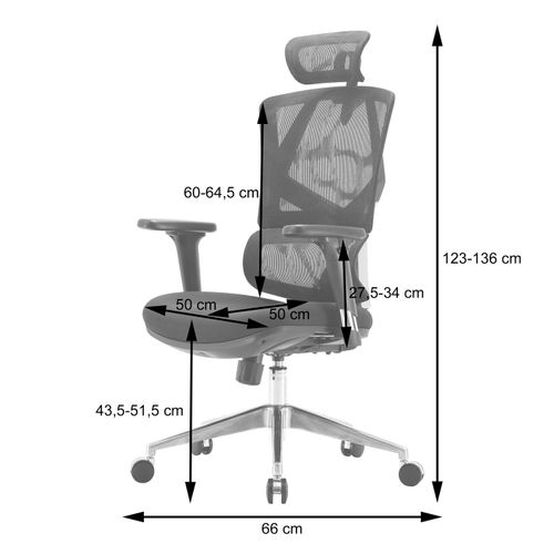 Sihoo Chaise De Bureau Ergonomique Soutien Lombaire Mesh Noir