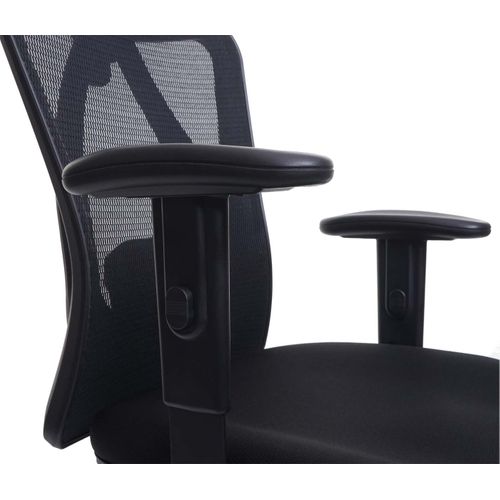 Chaise De Bureau Hwc-j86 Charge Max. 150kg Avec Repose-pieds, Noir