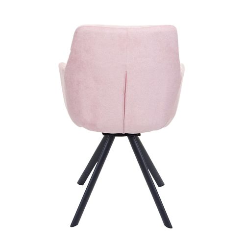 Lot De 6 Chaises De Salle à Manger Hwc-j69 Velours Rose