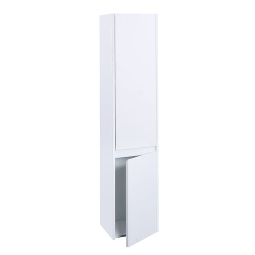 Colonne Suspendue Hwc-l86 2 Portes 3 Compartiments 160x33cm Blanc