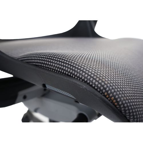 Chaise De Bureau Merryfair Wau 2 Ergonomique Noir-gris, Piétement Noir