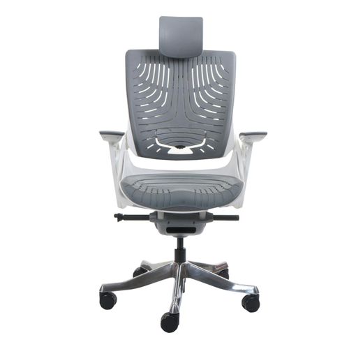 Chaise De Bureau Merryfair Wau 2b Coque Rigide, Ergonomique Gris
