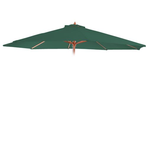Toile De Rechange Pour Parasol Florida Ø 3,5m Polyester 8 Baleines Vert