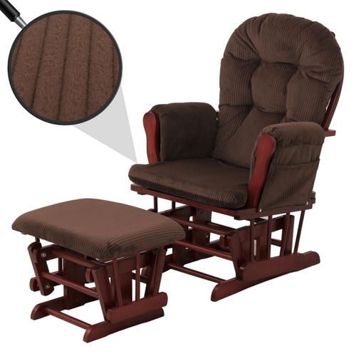 Fauteuil Relax Hwc-c76 Brun, Structure Foncée