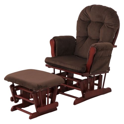 Fauteuil Relax Hwc-c76 Brun, Structure Foncée