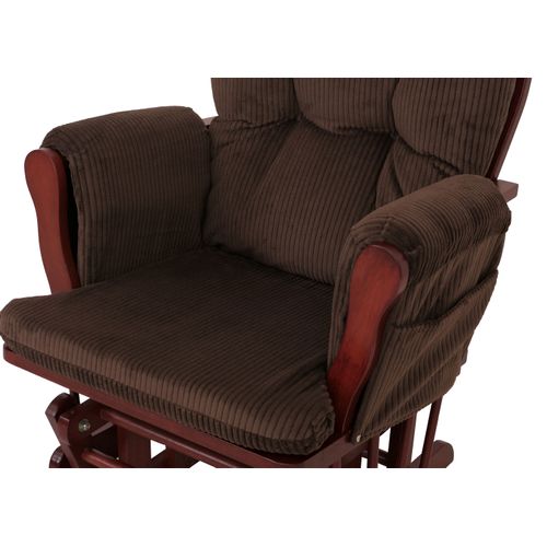 Fauteuil Relax Hwc-c76 Brun, Structure Foncée