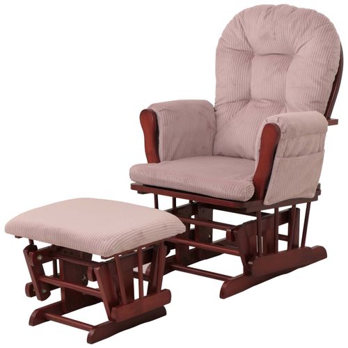 Fauteuil Relax Hwc-c76 Rose, Structure Foncée