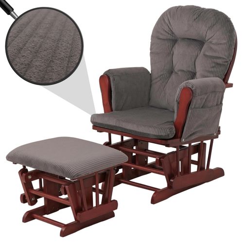 Fauteuil Relax Hwc-c76 Gris Foncé, Structure Foncée