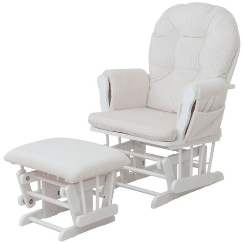 Fauteuil Relax Hwc-c76 Crème Structure Blanche