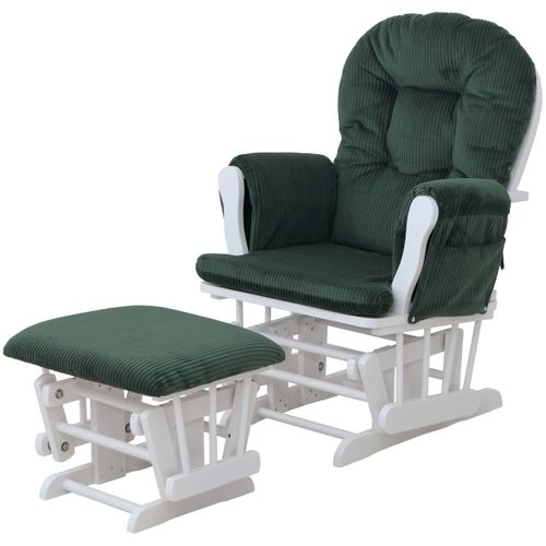 Fauteuil Relax Hwc-c76 Vert, Structure Blanche